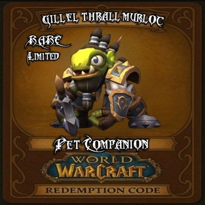 World of Warcraft x Gill'el Murloc Thrall Pet Companion   Limited Exclusive  