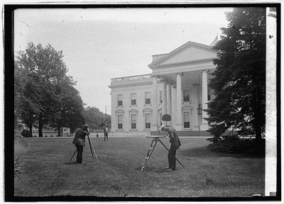 Mapping White House Grounds,Washington,DC,District of Columbia,May 1925