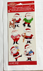 EK Success Santa Reindeer Scrapbook Stickers              add more no extra ship