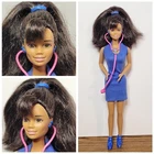 Vtg 1994 Barbie Dr Barbie Doll Black Hair Brown/Green Eyes Beautiful Rare