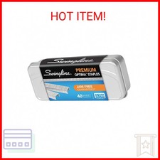 Swingline Staples, Premium for Desktop Staplers, 1/4" Length, 210/Strip, 3750/Bo