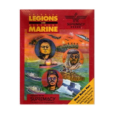 Supremacy Boardgame Colonial Legions and Merchant Marine Box VG/NM