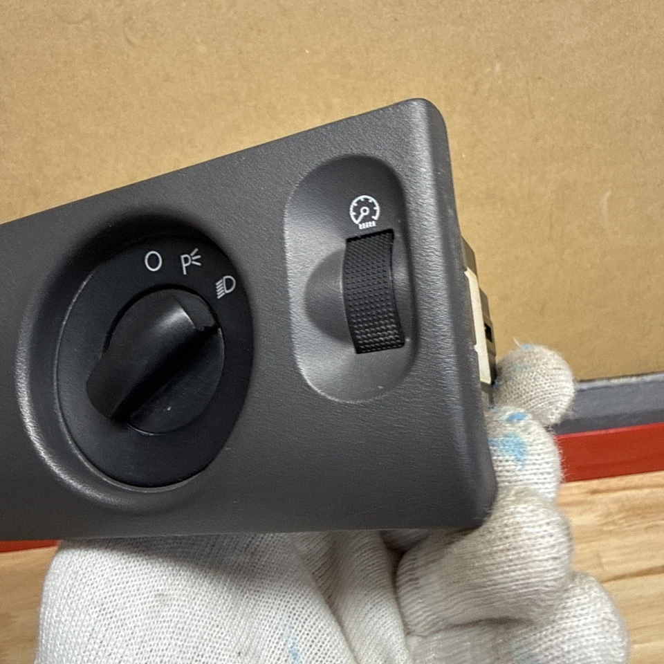 04-08 Ford F150 F-150 Headlight Head Light Dimmer Switch Gray Grey OEM - Imagem 4 de 4