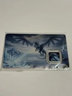 2026 Ice Dragon Double Sided Colorized 1g Silver Bar in Card