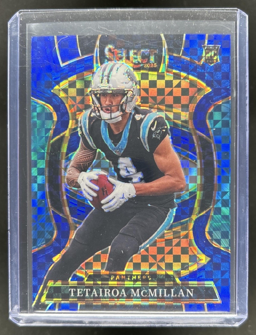 2025 Panini Select Tetairoa McMillan Concourse Blue Prizm RC #/249 Panthers