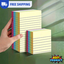 100 Sheets Sticky Note Pad Paper Office School Home Writing Notes Stationery