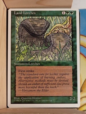 Land Leeches MTG Core Set 4th Edition Regular