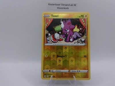 Toxel 105/264 REVERSE HOLO Fusions Angriff Pokemon Karte Deutsch