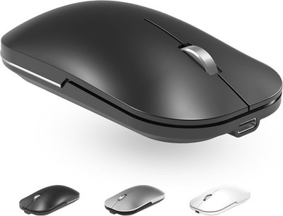 Bluetooth Wireless Mouse for Black(get one more gray cover) 