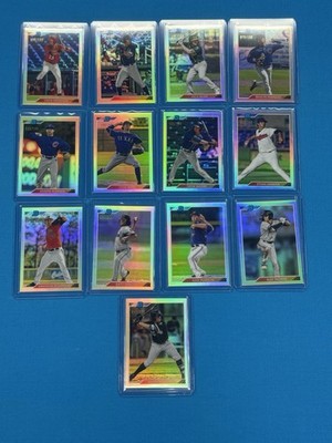 2020 Bowman Heritage Chrome Refractor Card Lot (13) - All Numbered /199