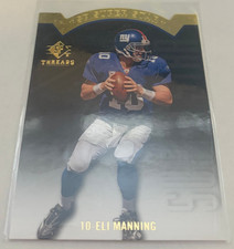 2009 SP Threads SP Super Star Die-Cuts Eli Manning #AP10