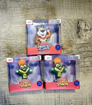 Jada Metalfigs Kelloggs Tony Tiger Toucan Sam Dig-em Die-Cast Ad Icon NEW