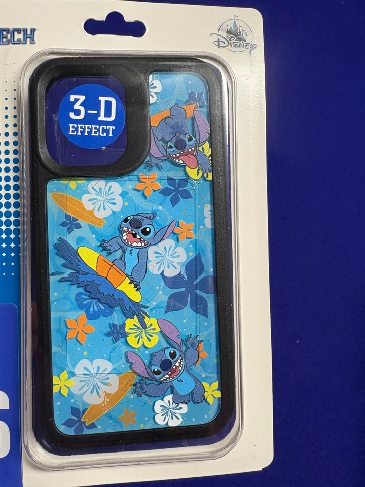 Estuche Disney Parks Tropical Stitch Surfing iPHONE 16 2025 NUEVO Foto 2 de 3