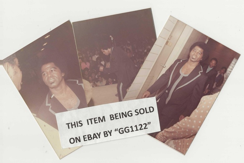 JAMES BROWN - Set of  3 color ORIG. 5" x 3.5"  (Not scans or copies) 1971