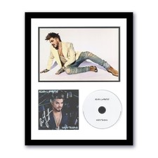 Adam Lambert "High Drama" AUTOGRAPH Signed Photo Framed 11x14 CD Display ACOA