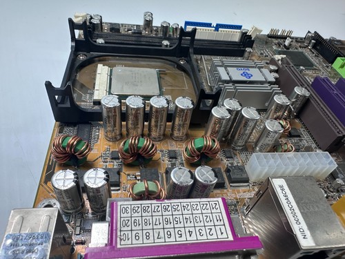 SY-P4I845PEISA ATX Socket 478 Industrial Motherboard, 3 ISA, PCI AGP UNTESTED - Picture 3 of 8