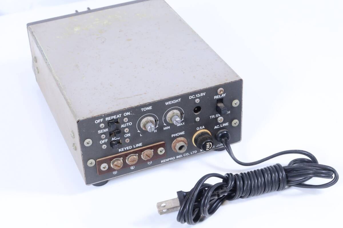 KENPRO KP-200 Memory Keyer Morse Code CW Ham Radio Japan Rare