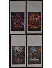 Lot De 4 Affiches THE AVENGERS Marvel Comics Stan Lee Downey Iron Man Thor B444