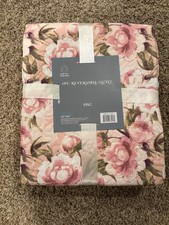 King Size Reversible Quilt Floral Print
