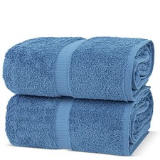 , 100% Cotton Premium Quality Turkish Bath Sheets (35''x70'' Large Bath Sheet