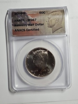 2025 P & D Kennedy Half Dollar Set NGC MS 67