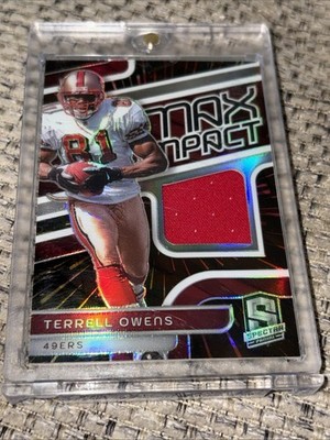 2024 Panini Spectra - Max Impact Terrell Owens #MI-TOS Hyper Prizm /75 (MEM)