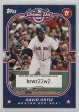 2010 Topps Opening Day ToppsTown Code Cards David Ortiz #TTS5 HOF 0j7y