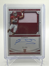 2020 Panini National Treasures College Silhouettes Signatures Tua Tagovailoa /99