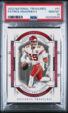 2023 Panini National Treasures Patrick Mahomes II 51/99 #51 PSA 10 GEM MINT