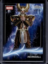 2025 Topps Chrome Marvel Studios Heimdall Black Refractor #/10 Thor