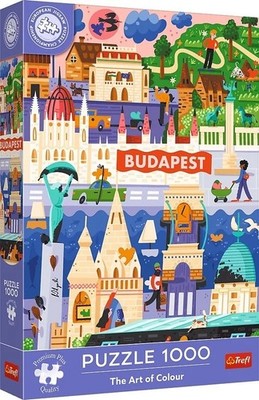 NEW Trefl Jigsaw Puzzle 1000 Pieces The Art of Colour Budapest 10+ Ages