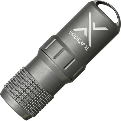 Exotac MATCHCAP XL - wasserdichter Behälter von Zündhölzer, grau EX-004100-GUN