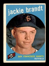 1959 Topps #297 Jackie Brandt RC VG/VGEX X3115534