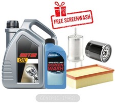 Service Kit 5W40 Engine Oil 5L Oil Air Fuel Filter For Fiat Ducato SK86 9.80 per litre