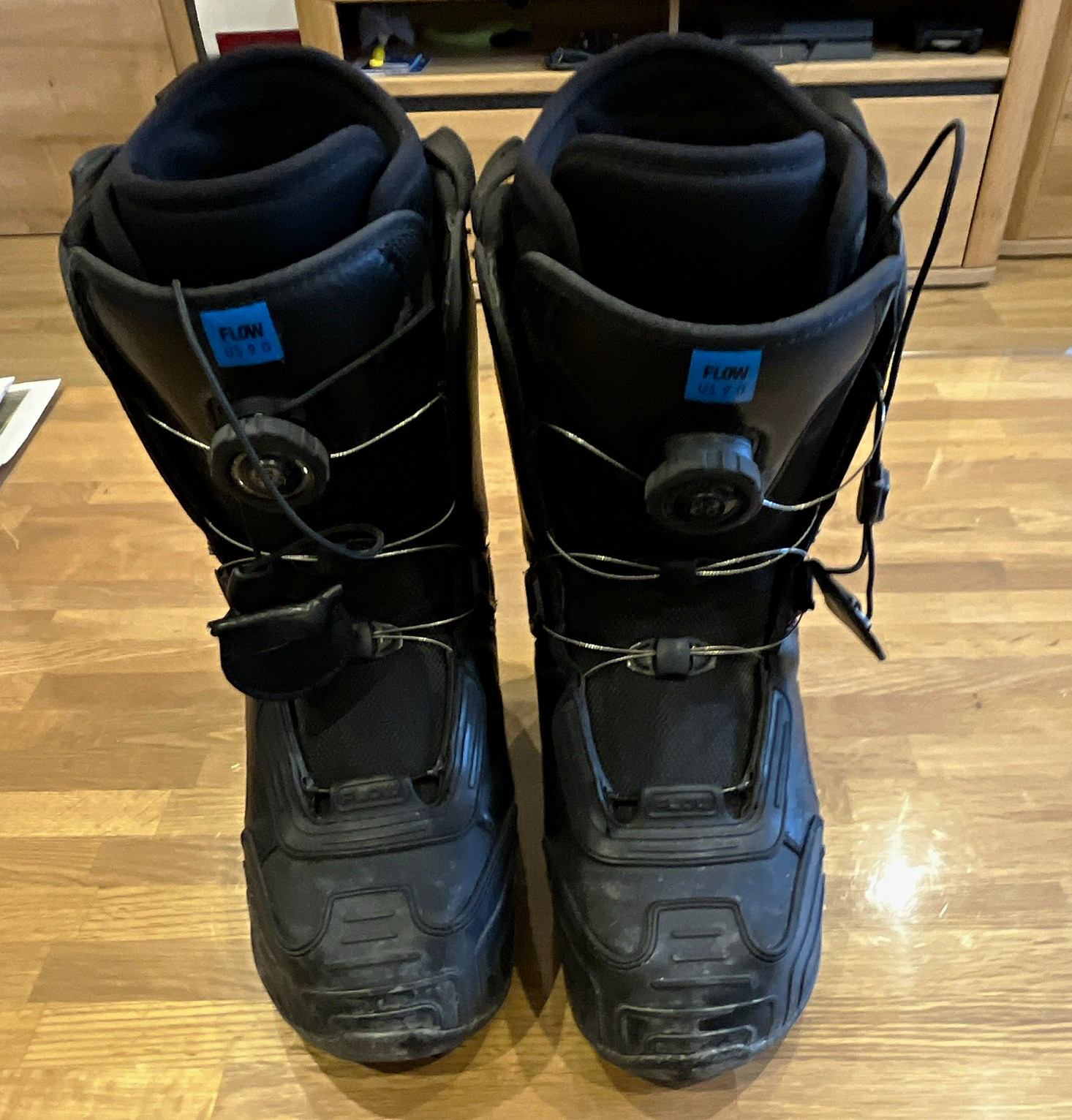Flow Herren Snowboard Boots Schwarz mit Drehknopf-Schnürsystem