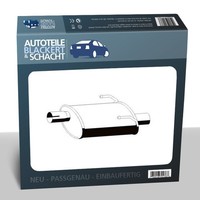Auspuff Endtopf für Fiat 500 + C Panda