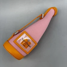 Veuve Cliquot Champagne Brut Insulated Carry Wine Pink Rose’ Bag Jacket France