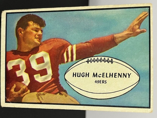 Hugh McElhenny #32 1953 Bowman card
