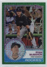 2018 Topps Silver Pack 1983 Design Chrome Series 1 Green /99 Ryan McMahon 3hd