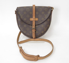 Authentic Louis Vuitton Chantilly MM Shoulder Bag Crossbody Brown F#49358