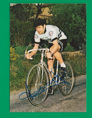 CYCLING cycling card BERNARD THEVENET team Peugeot ESSO MICHELIN signed