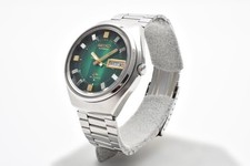 SEIKO 5606 7300 Automatic Watch Green Dial