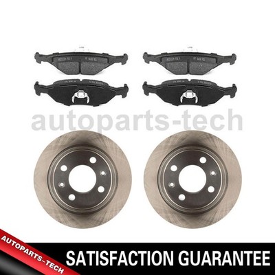 Brake Pad Brake Rotor Rear Fits Saab 9000