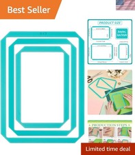 Durable Acrylic Bookbinding Guide Templates in 3 Sizes for DIY Journal Covers