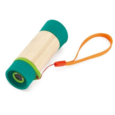 Hape Nature Fun Adjustable Telescope in Green with 8x Zoom, Kid's Outdoor Toy