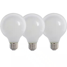 40-Watt Equivalent G25 Globe Dimmable Filament White CEC Title 20 E26 LED Vintag