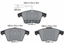 Bremsbelagsatz Vorne Teves-System für VW California T5 Camper 7EC 7EF 7EG 03-15