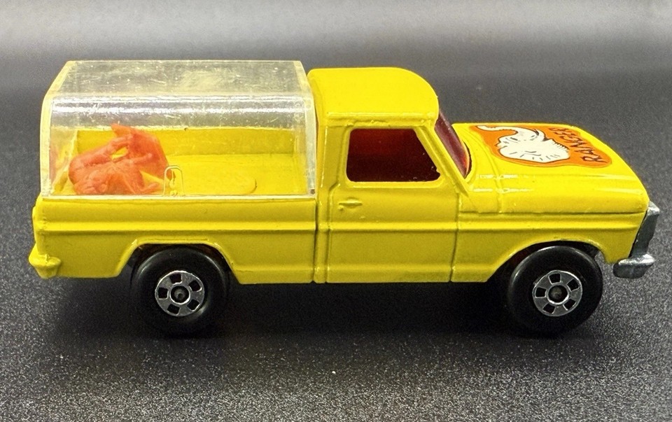 RARE MINIATURE VOITURE Matchbox N° 57 Ford Wild Life Truck 1973 Complet