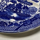 Blue Willow Divided Grill Dinnerware China Pattern 3 Section Plate — photo 2