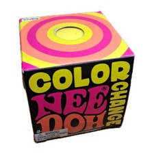 Nee Doh Color Change Ball Stress Fidget Squeeze Sensory Toy Yellow Free Shipping